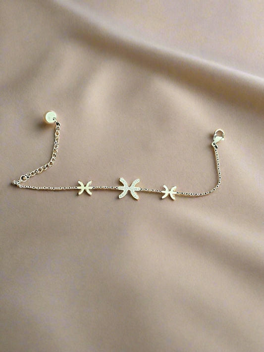 Bracelet ALÉIA argenté K.ELEGANCE, présentation lifestyle