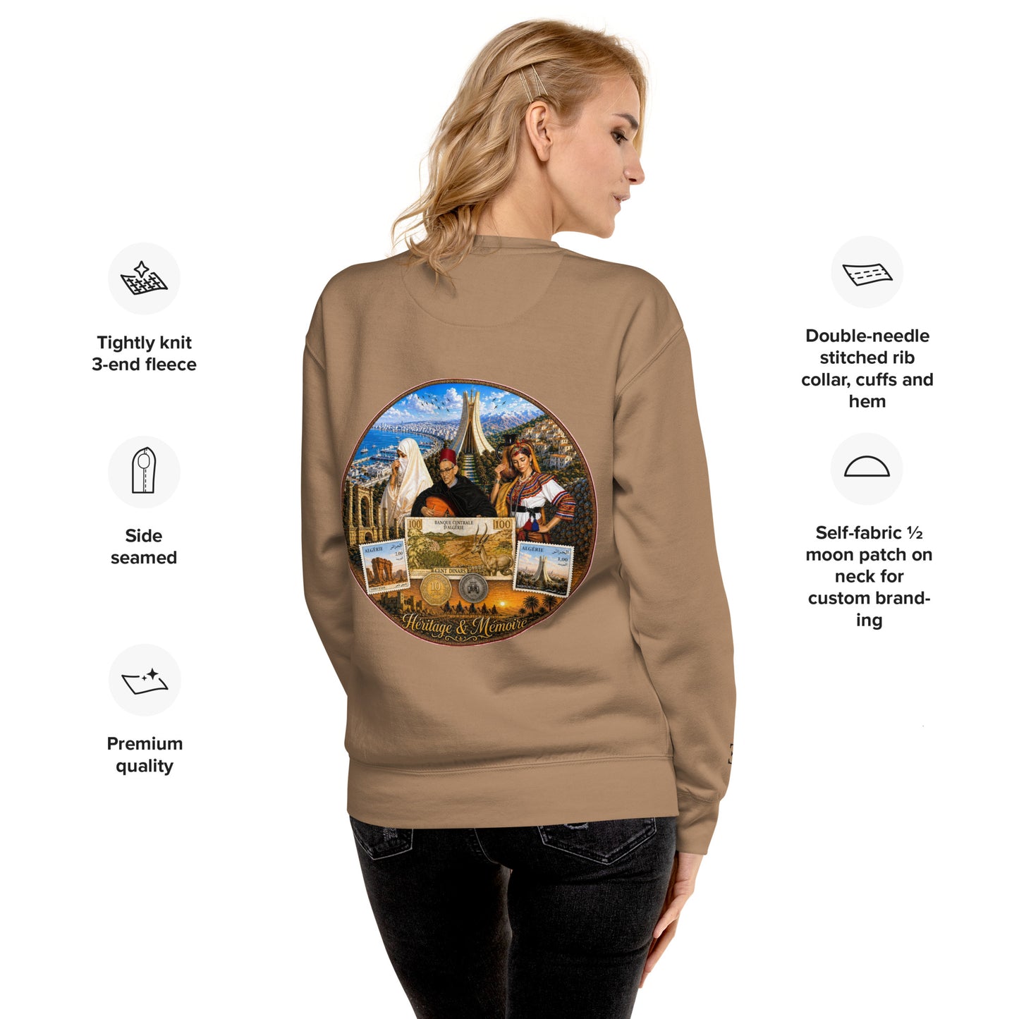 Premium Unisex Crewneck DZ — KAZIA